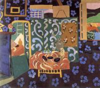 Matisse, Henri Emile Benoit - Interior with aubergines